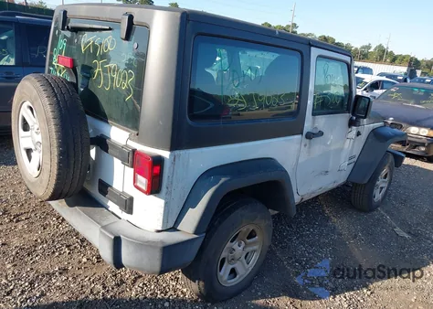 2016 Jeep Wrangler Sport from USA, damaged, VIN 1C4AJWAG1GL327368